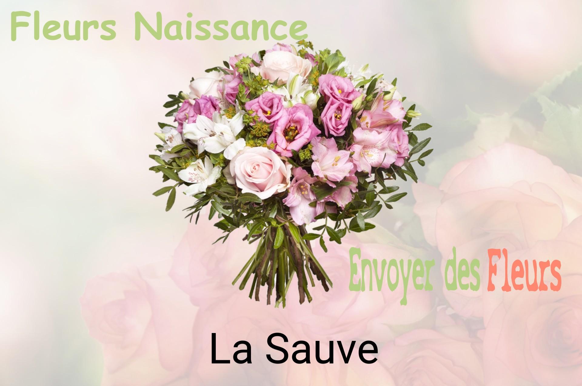 Bouquet de fleurs de naissance livré à La Sauve